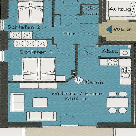Apartmán Strandlaeufer Im Kirschgarten *